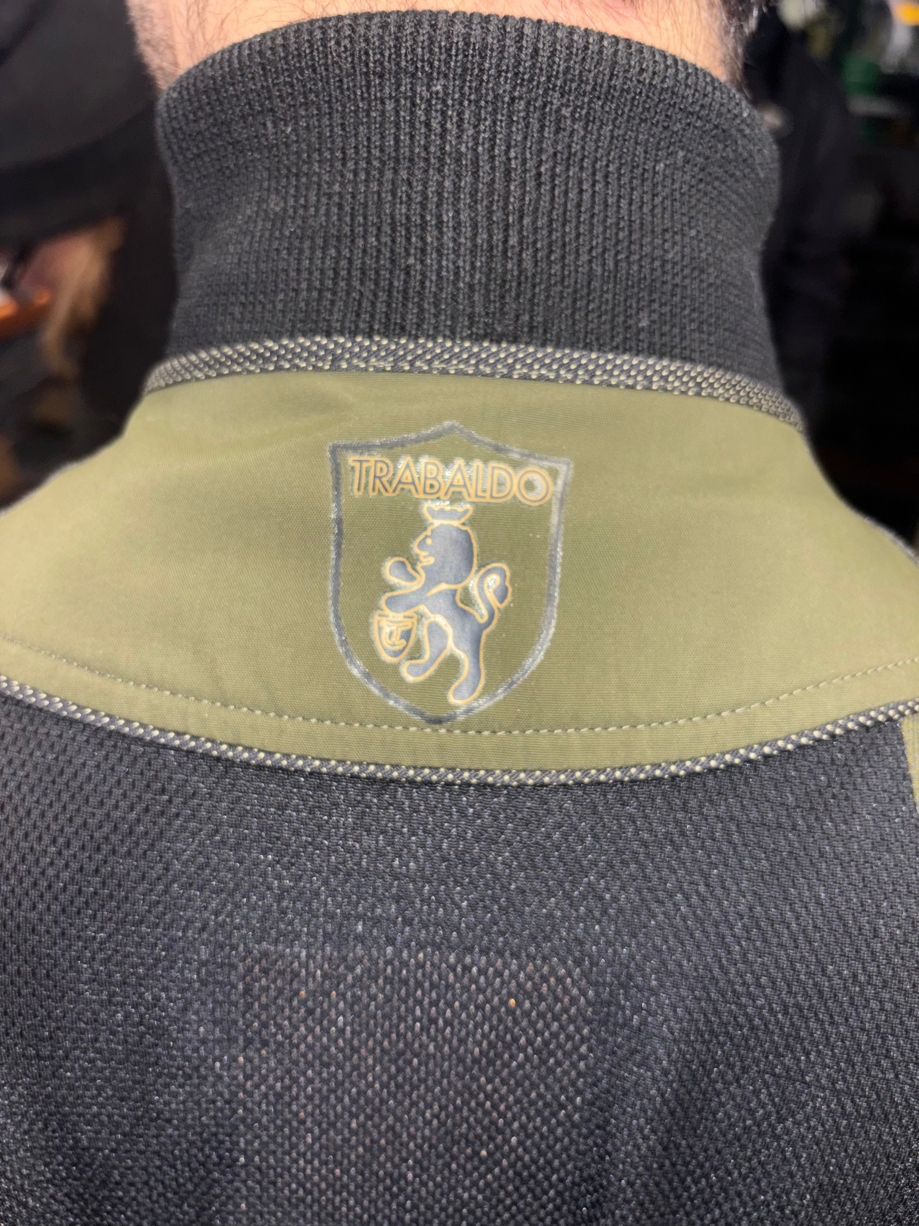 Giacca tecnica ibrida Trabaldo “Breath System” – Verde oliva/nero