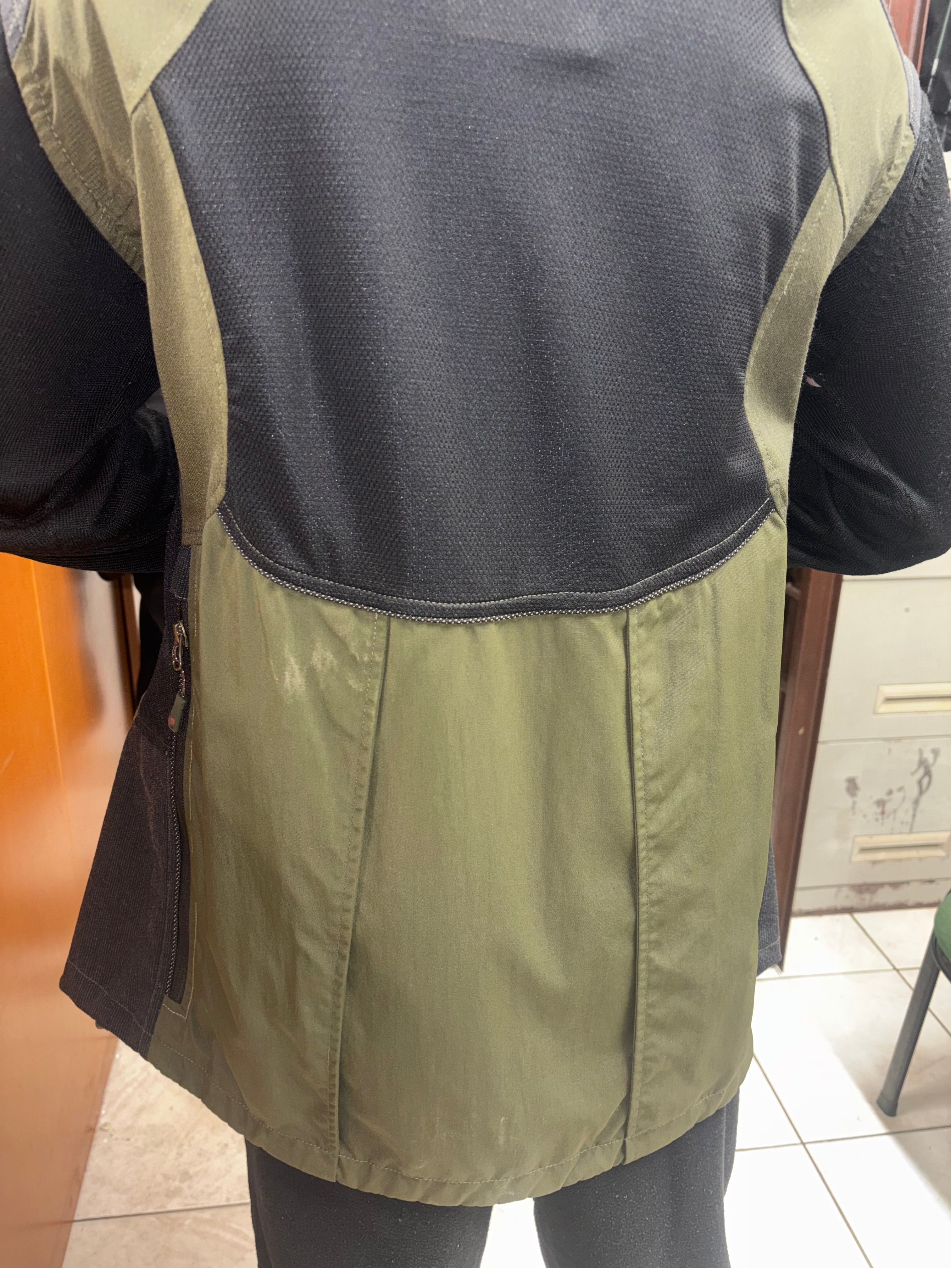 Giacca tecnica ibrida Trabaldo “Breath System” – Verde oliva/nero