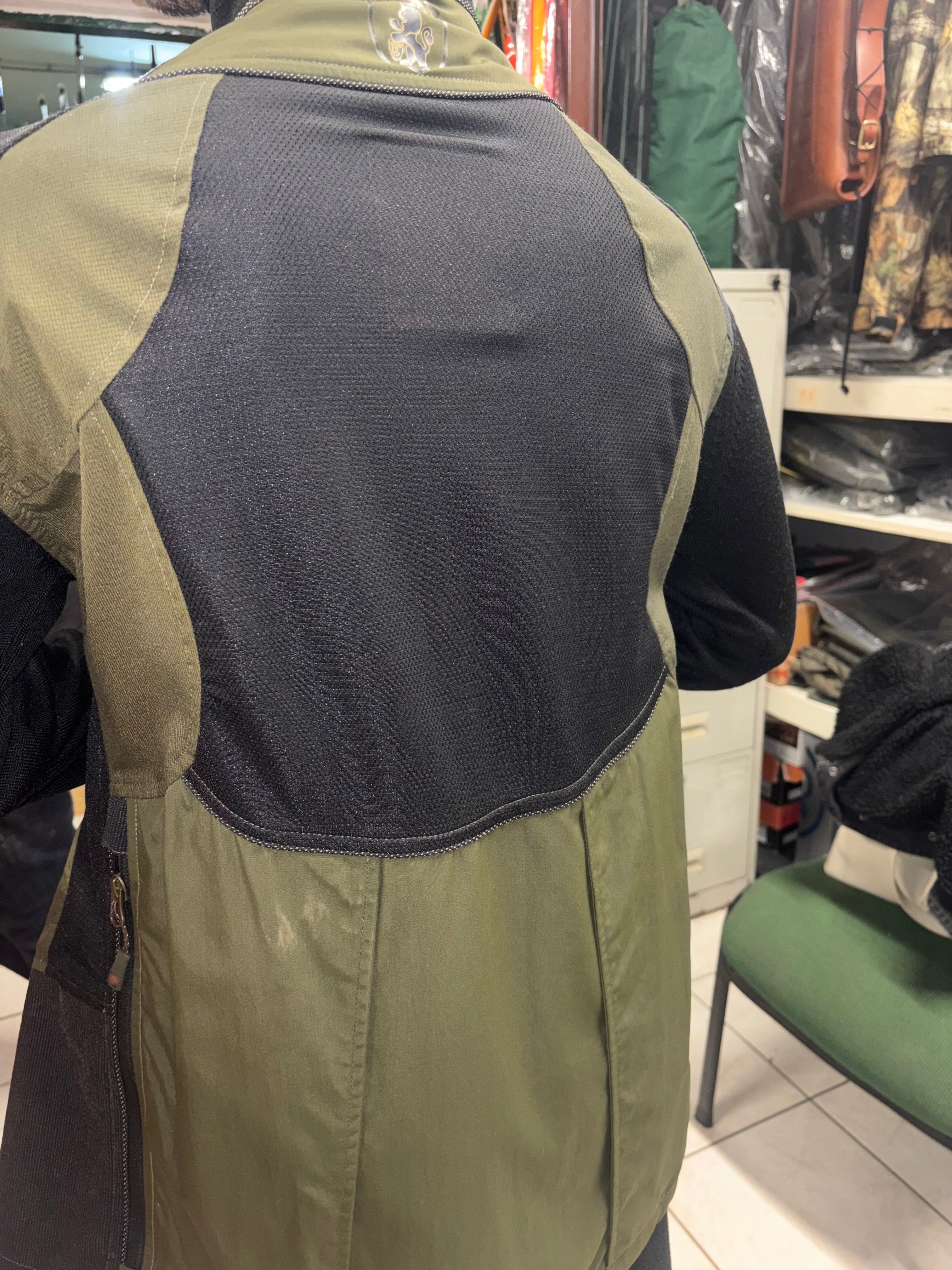 Giacca tecnica ibrida Trabaldo “Breath System” – Verde oliva/nero